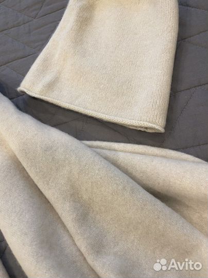 Шапка Zara Палантин шарф Zara кашемир шапка бини