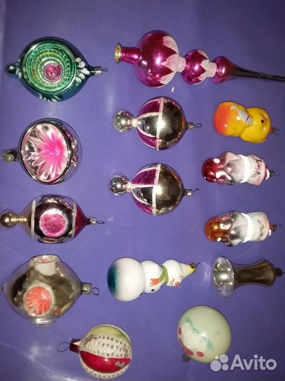 Елочные игрушки СССР