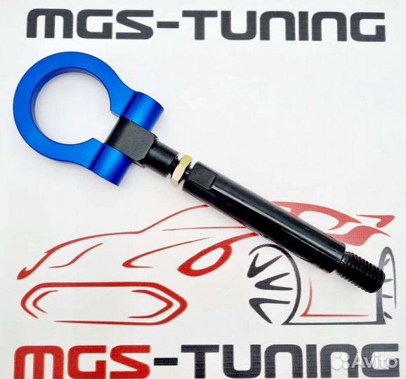 Буксировочная петля синяя Chevrolet Camaro 2016+