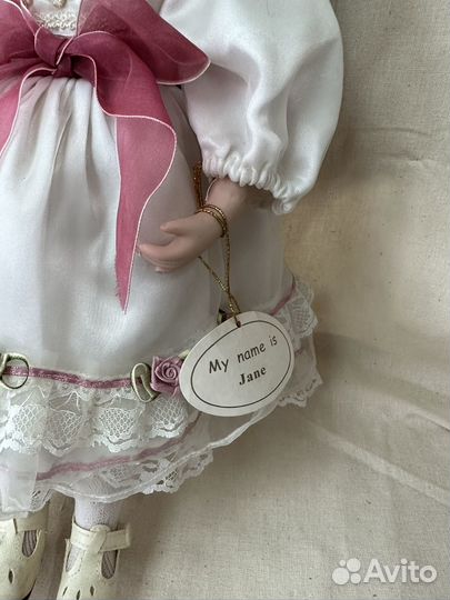 Кукла фарфор my name is Jane винтаж Англия