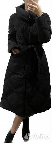 Стеганное пальто