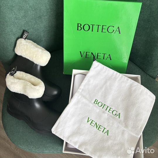 Bottega Veneta bv puddle резиновые сапоги