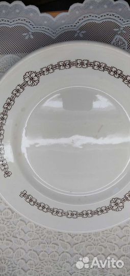 Тарелки СССР золотая кайма зик