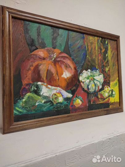 Картина маслом на холсте Осень