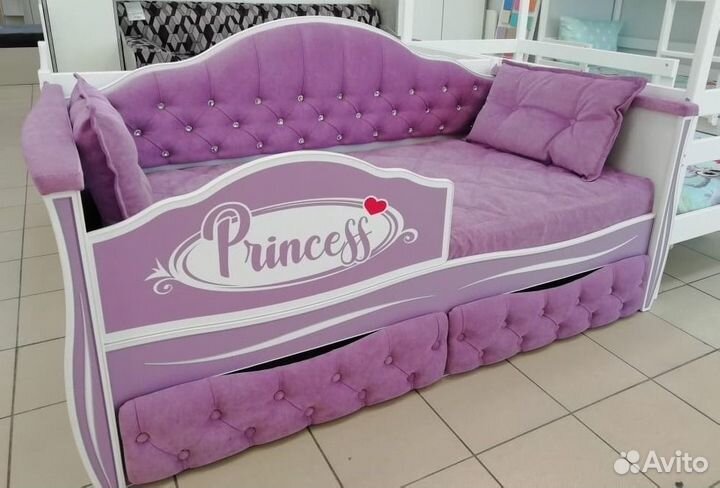 Мягкая уютная Кровать для девочки