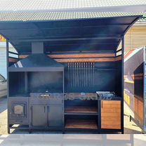 Мангал с крышей от производителя