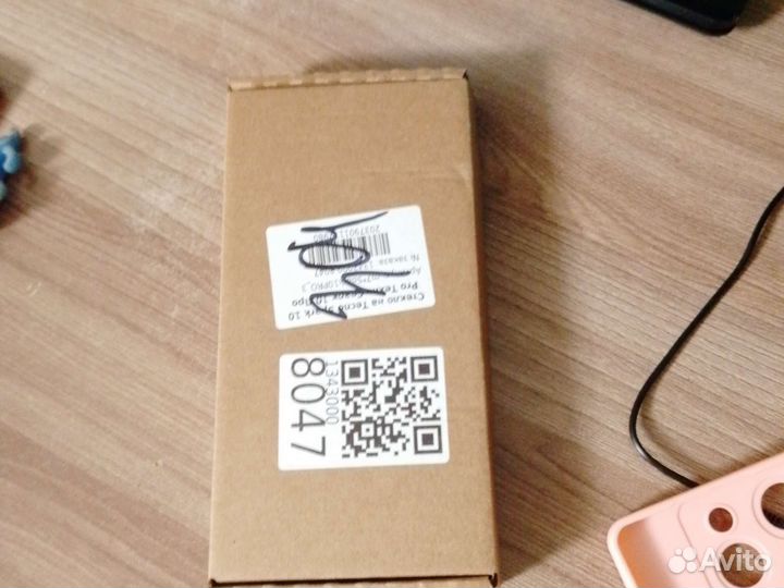 Защитное стекло tecno 10 и чехол