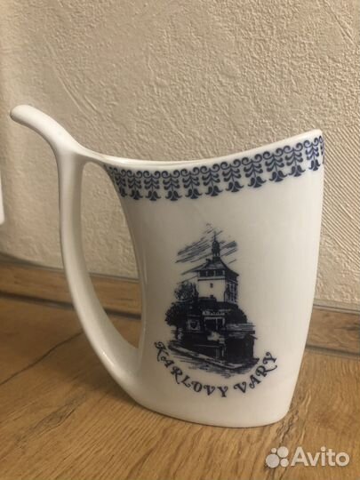 Супница Масленка Богемия Луковый (синий) узор