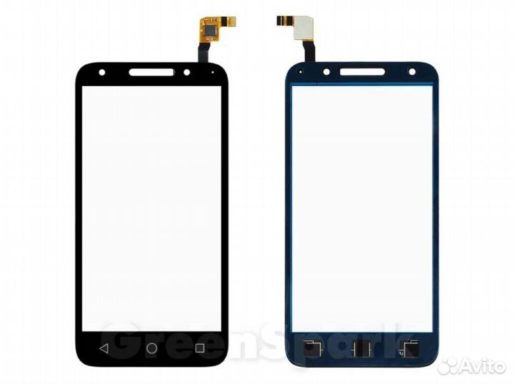 Тачскрин для Alcatel OT5044D черный