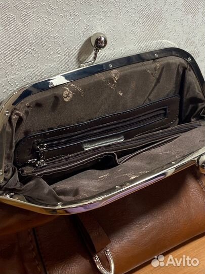 Сумка женская с фермуаром экокожа