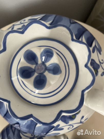 Набор чайников Гжель СССР