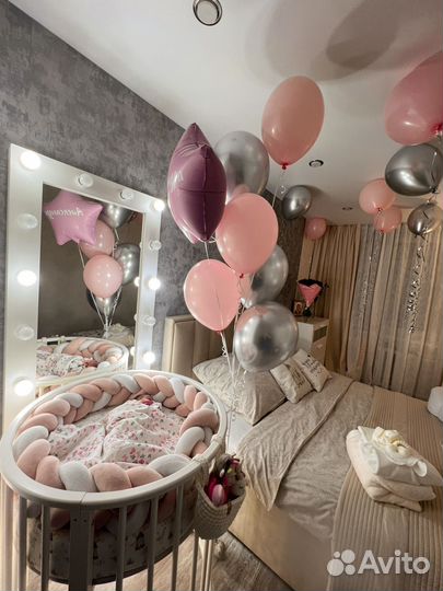 Кроватка для новорожденных круглая бу