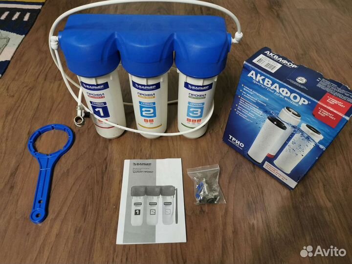 Фильтр для воды Барьер Профи+сменные картриджи