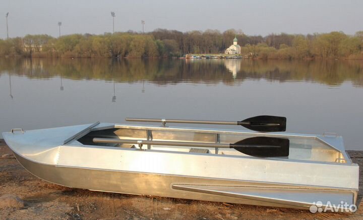 Алюминиевая лодка Романтика-Н 3.5м.,с булями,новая