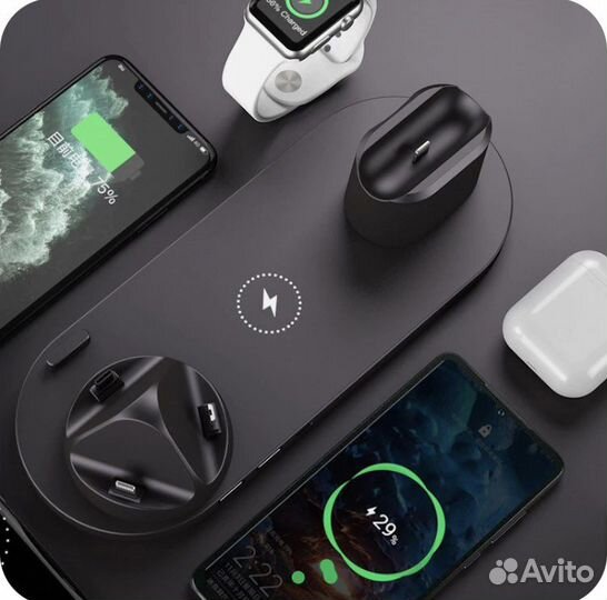 Беспроводная зарядка 6 в 1