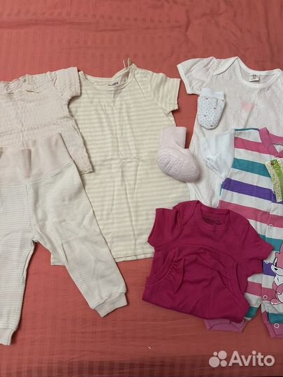 Пакет вещей для девочки 62 68