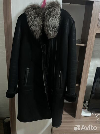Шуба норковая с капюшоном, куртка зимняя, мутон