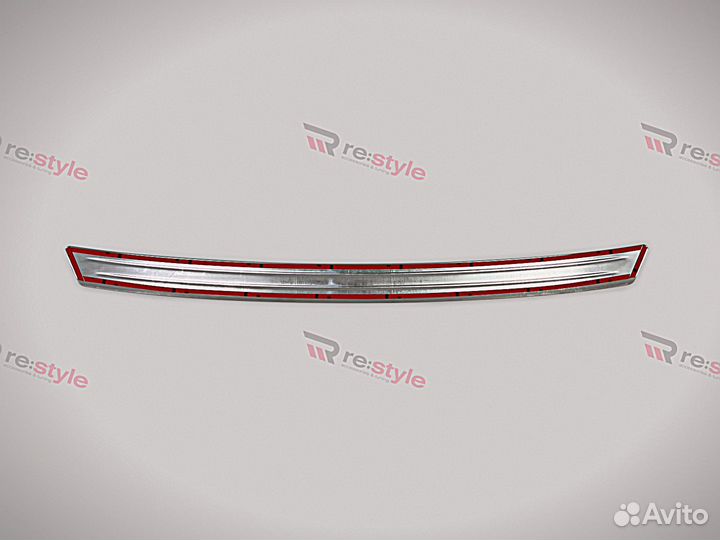 Накладка заднего бампера Toyota Camry 50 Хром