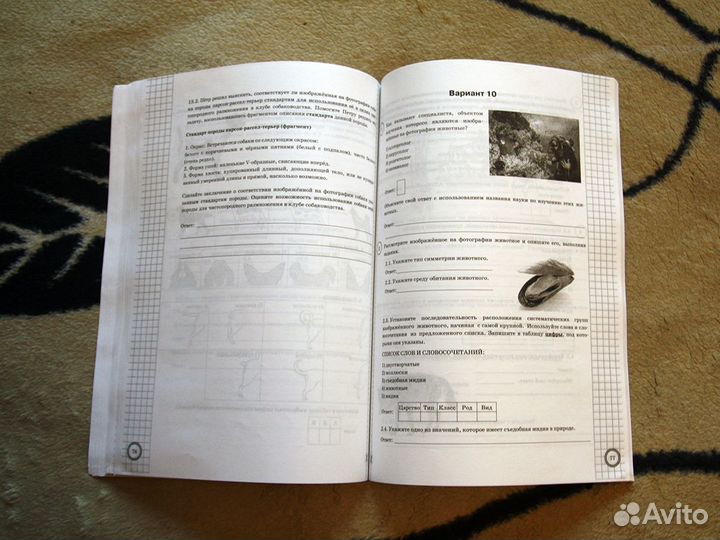 Впр Биология 7 класс