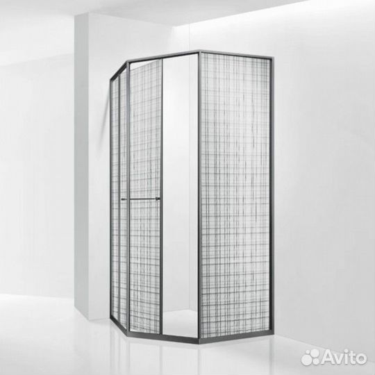 Душевой уголок RGW Stilvoll SV-82Gr R 90x90 черная вуаль