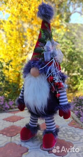 Новогодние гномы ручной работы (83-87см.)