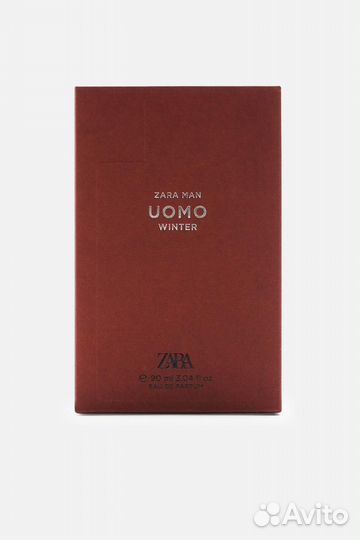 Zara uomo winter 90 мл