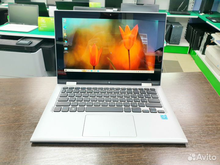 Ноутбук dell компактный шустрый сенсорный