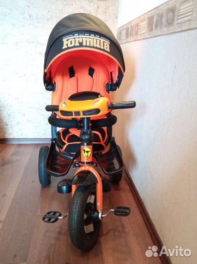 Трёхколёсный велосипед коляска Super Formula