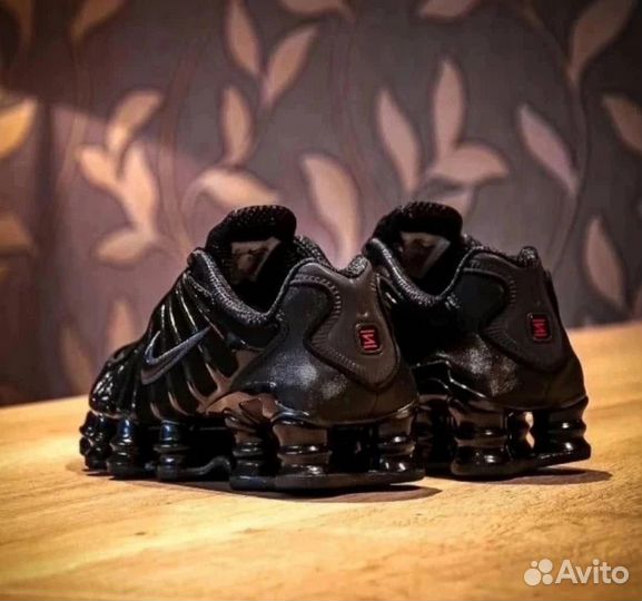 Кроссовки nike shox tl black в наличии