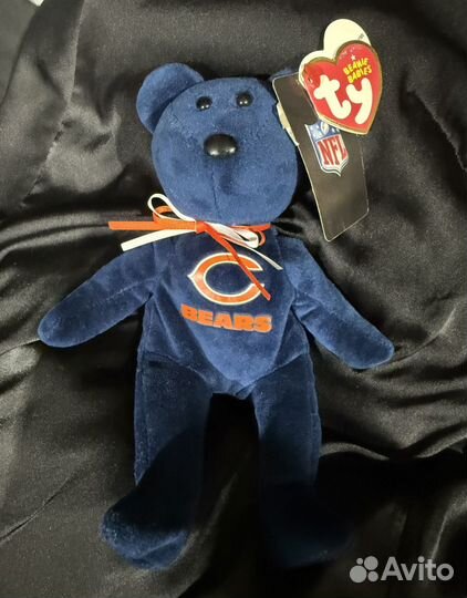 Ty Chicago Bears Beanie Babies Teddy Bear