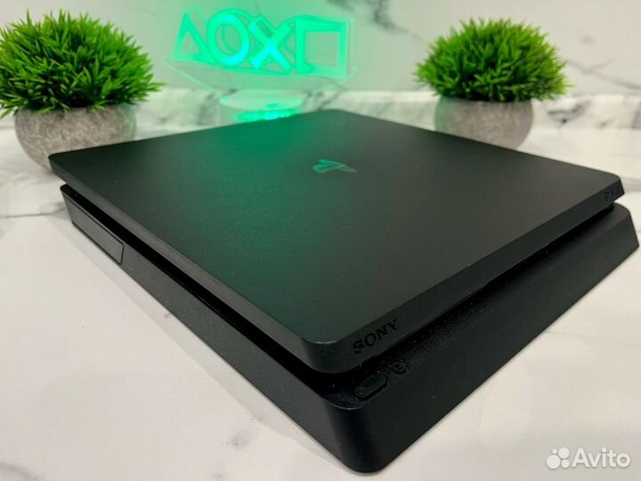Sony PS4 Slim 2 джоя 450 игр