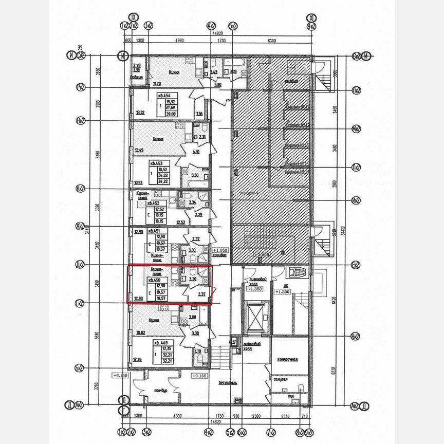 Квартира-студия, 18,6 м², 1/9 эт.