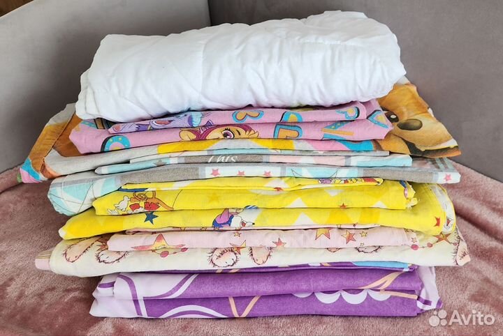 Детское постельное белье бу