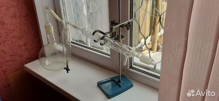 Дистиллятор из термостойкого стекла