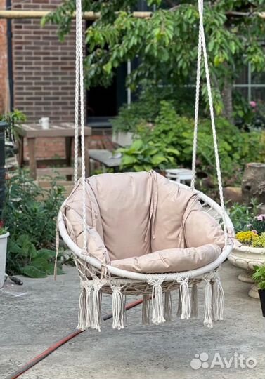 Качеля гомак, качеля пончик, садовая качеля