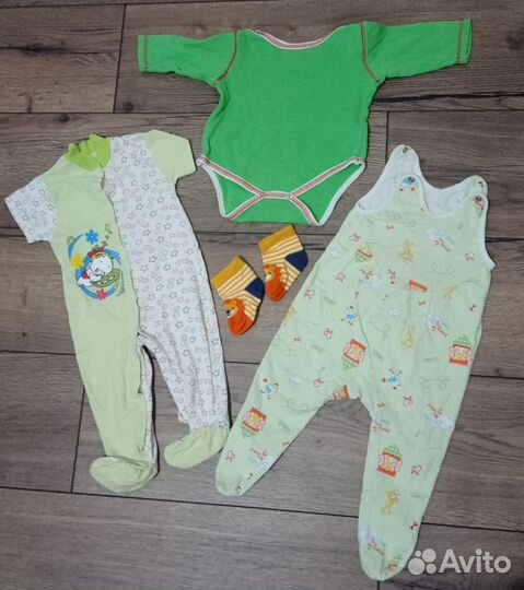 Детские вещи пакетом для девочки 56 62