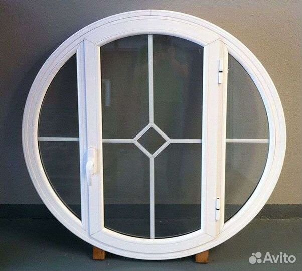 Пластиковое, алюминиевые окно/Окно пвх круглое