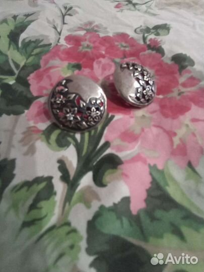 Серьги серебро 925