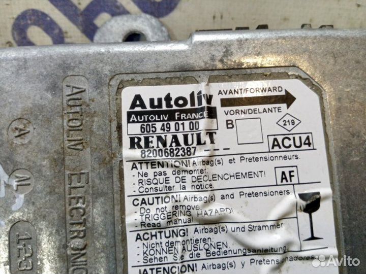 Блок управления подушками безопасности (SRS)