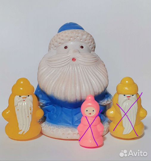 Игрушки Дед мороз, Снегурочка
