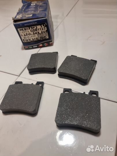 Mercedes W202/203 AMG/210/140 колодки задние