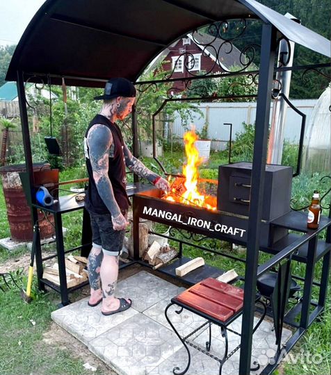 Мангал лофт