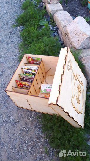 Коробка для хранения семян сад дача