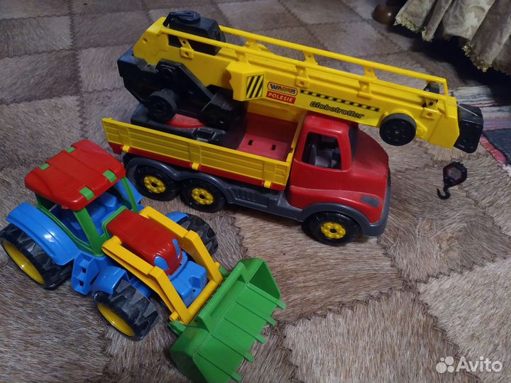 Кран машина, трактор