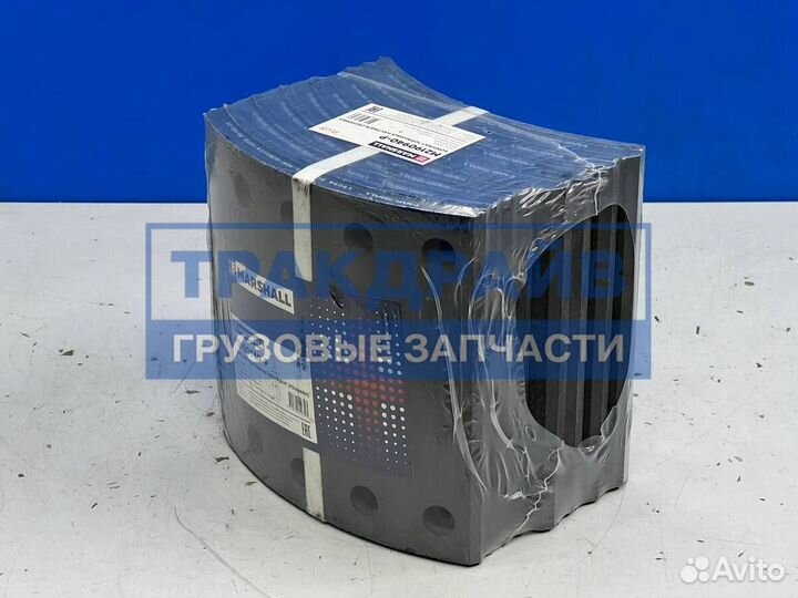 Комплект барабанных накладок BPW 420x200 мм. STD