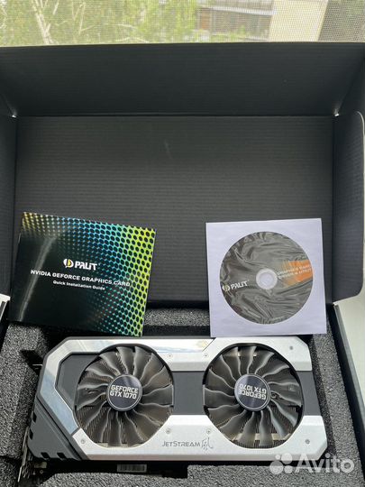 Видеокарта Palit GeForce GTX 1070 super jetstream