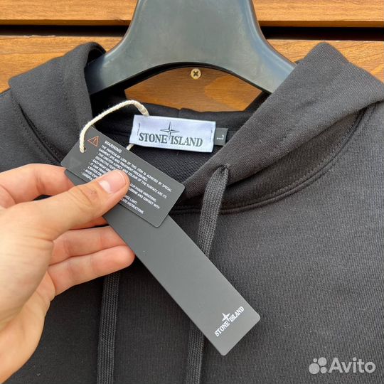 Худи Stone island черное