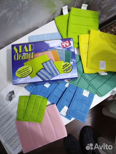 Набор салфеток тряпок для уборки из микрофибры