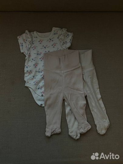 Пакет фирменных вещей на девочку 56 размера