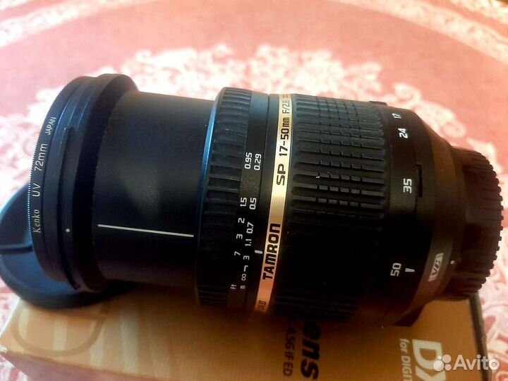 Объектив tamron 17-50 F/2,8